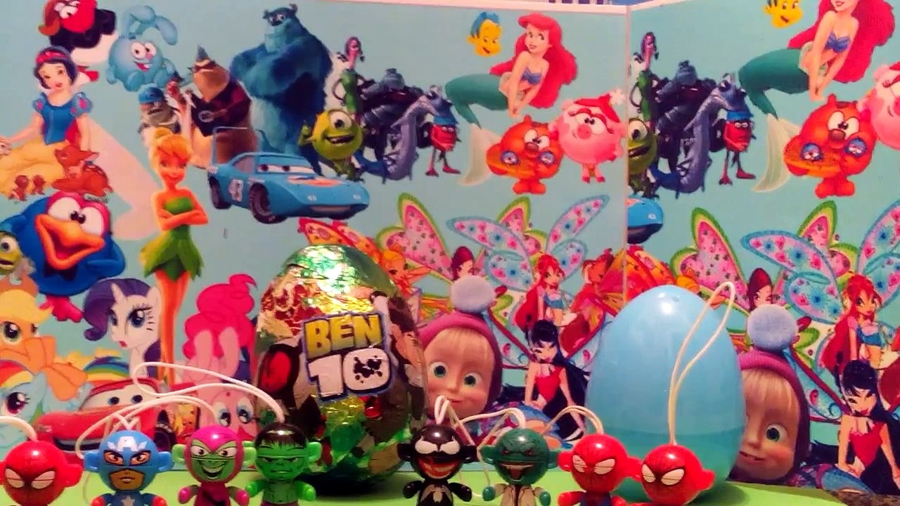 ★10 Marvel Surprise TOYS Heroics IRON MAN, Captain America, HULK, THOR Zerboz Eggs