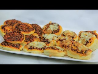 فطائر بالصلصة و الجبنة | نجلاء الشرشابي