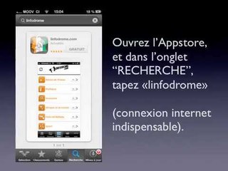 Comment installer l'application LINFODROME.COM sur votre smartphone