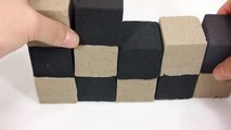 DIY How To Make Kinetic Sand Block Brick Toy part4