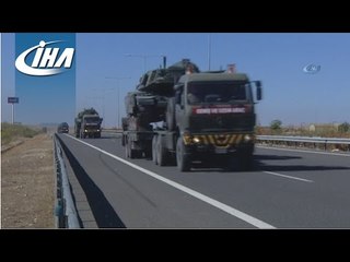 Barış Gücüne Ait Tankların Sınıra Sevkıyatı Sürüyor