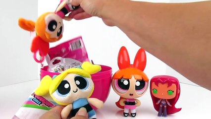 POWER PUFF GIRLS BLOSSOM!! Play Doh Surprise Egg!! HUGE!! All About BLOSSOM With STARFIRE!!