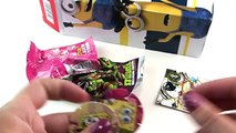 Minions Box SpongeBob Ninja Turtles Hello Kitty blind bags - Eggs and Toys TV