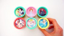 Disney Princess Surprise Play-Doh Cans Surprise Eggs, Mickey Mouse Shaun the Sheep Frozen Toys