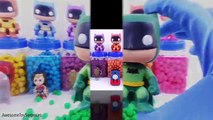Spiderman Batman Play-Doh Dippin Dots Learn Colors Funko Pop Toy Surprises Episodes