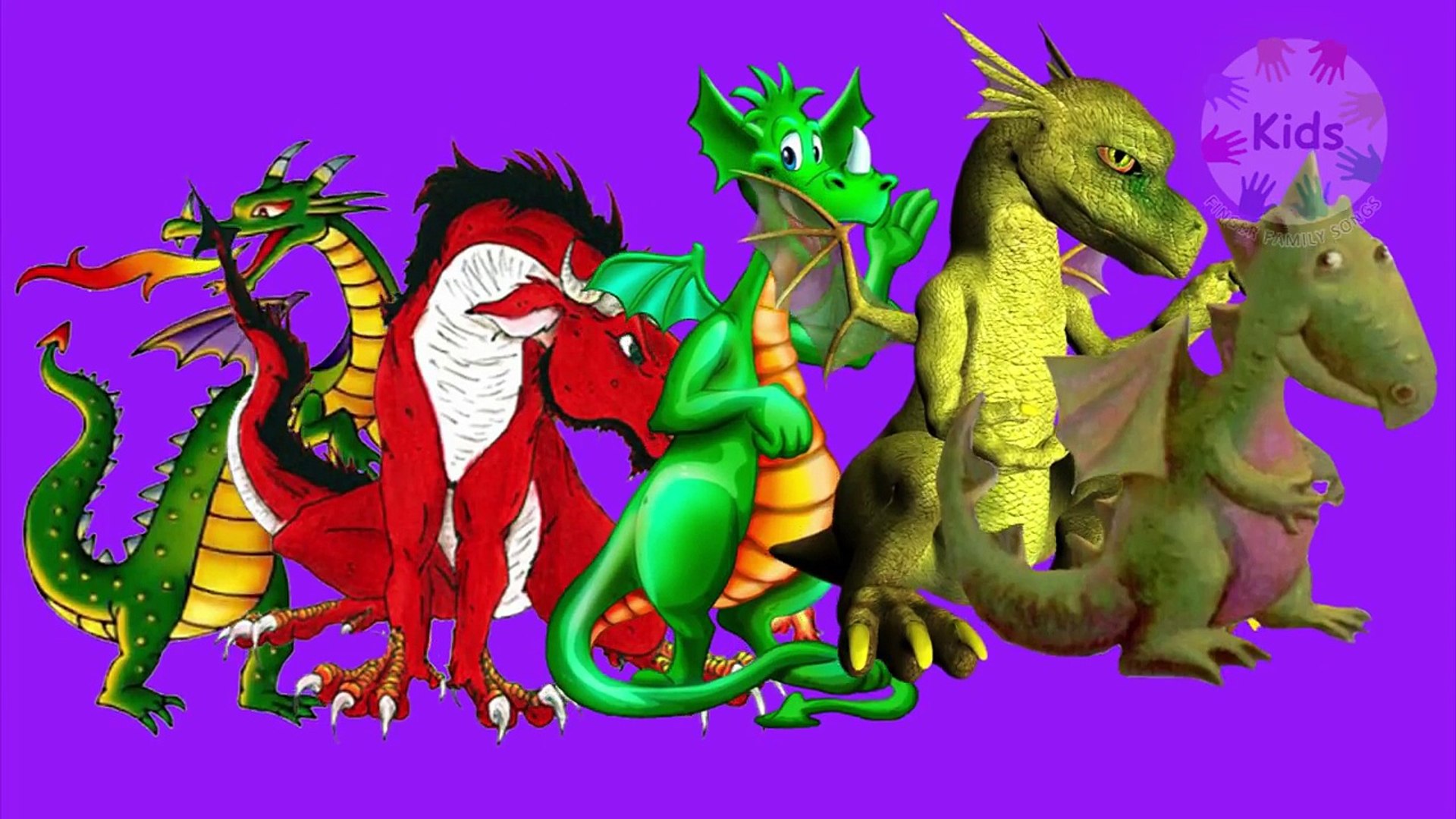 Dragons | Finger Family Song | KIDS FINGER FAMILY SONGS