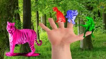 Colors Dinosaurs Finger Family Childrens Songs | Tiger Finger Family Nursery Rhymes For Children