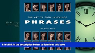 Audiobook The Art of Sign Language: Phrases Christopher Brown Audiobook Download