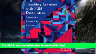 Buy Ruth Lyn Meese Teaching Learners with Mild Disabilities: Integrating Research and Practice