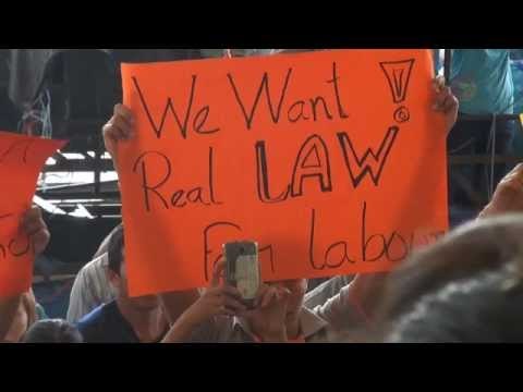 May Day, Burmese Migrant Workers Protest and Demand for their Rights in Chiang Mai