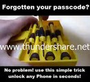 How to unlock your apple iphone when forgotten the passcode