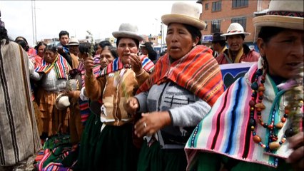 Aymaras claman para acabar con sequía en Bolivia
