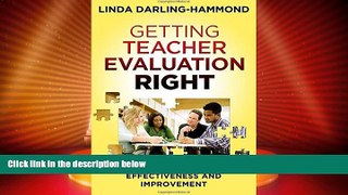 Best Price Getting Teacher Evaluation Right: What Really Matters for Effectiveness and Improvement