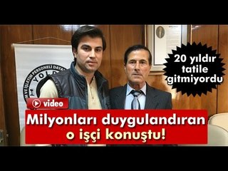 20 Yıldır Tatil Yapmayan Demiryolu İşçisine Müjde