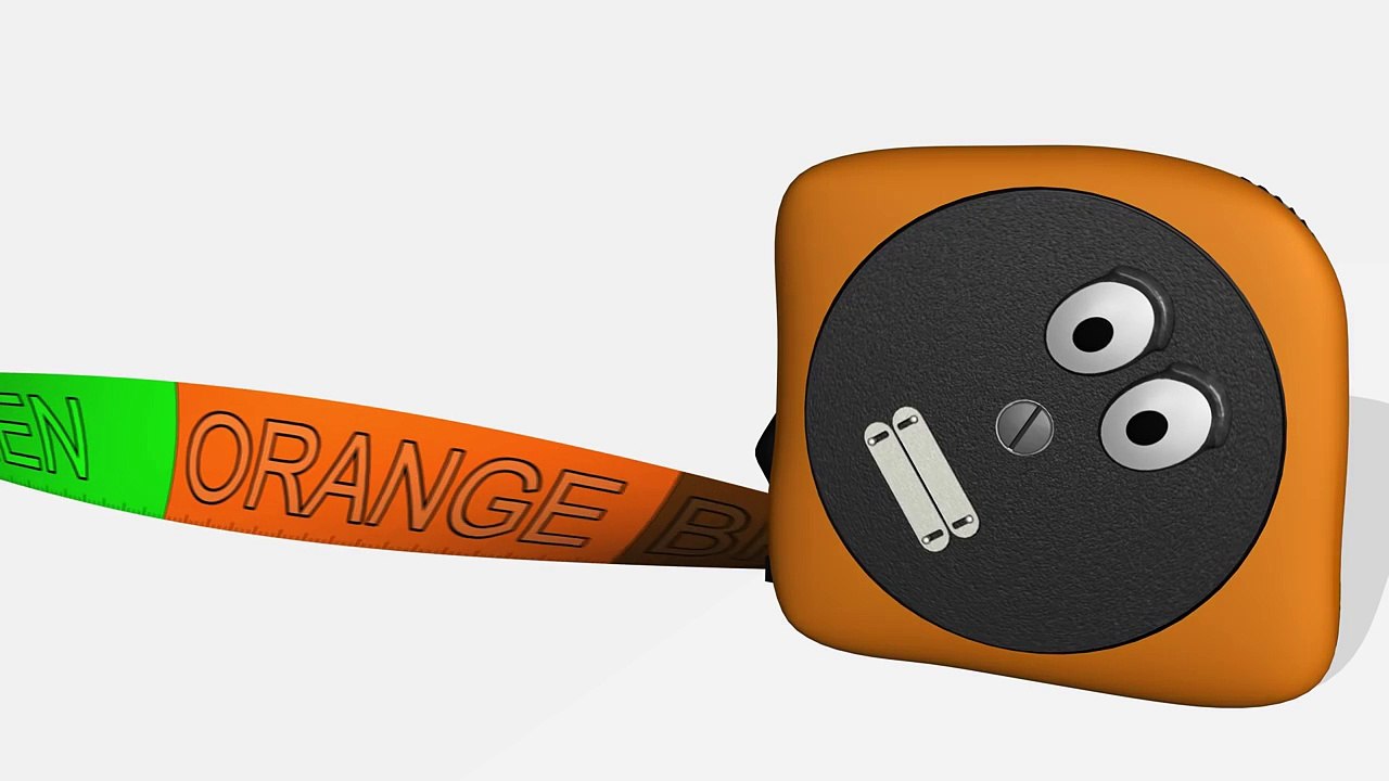 Learn Colors with Talking Tape Measure - Color Lesson for Toddlers