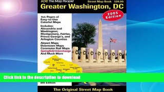 FAVORITE BOOK  ADC The Map People 2005 Greater Washington, DC: Street Map Book (8th Edition)