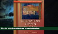 Buy NOW Robert G. Owens Organizational Behavior in Education: Adaptive Leadership and School