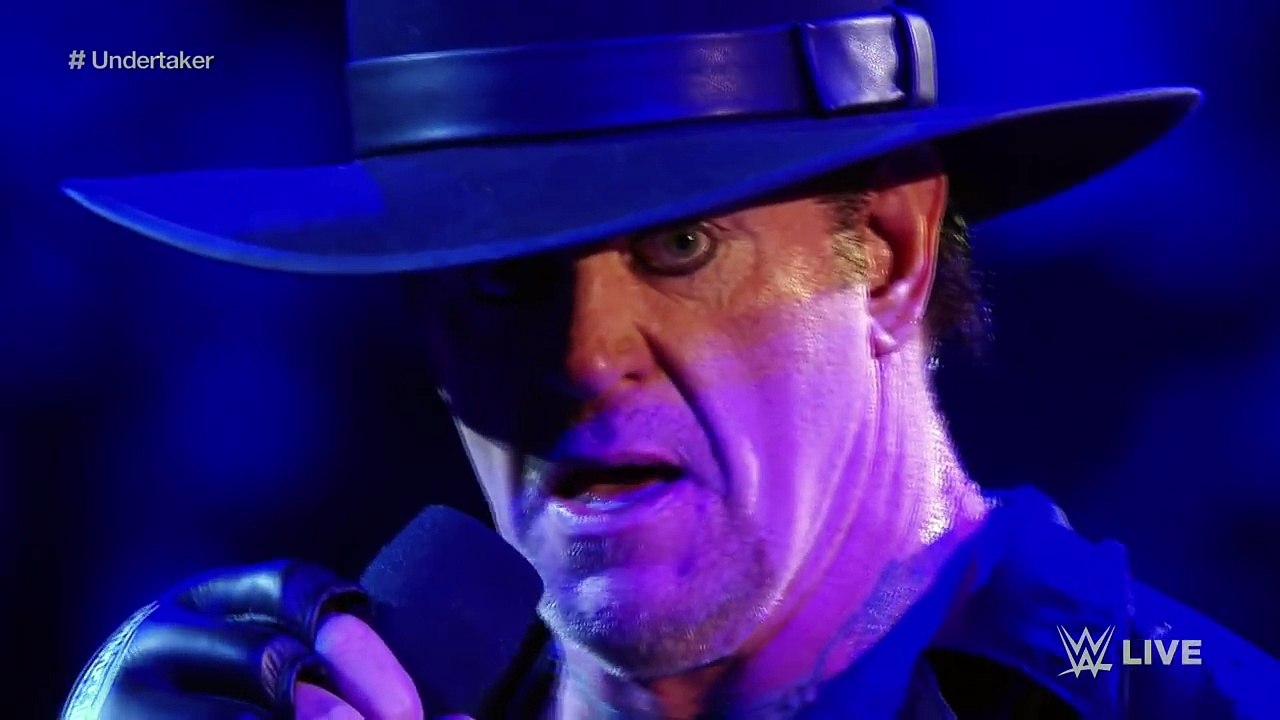 The Undertaker explains his actions at WWE Battleground: Raw, July 20, 2015