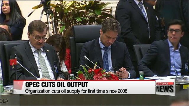 OPEC agrees first oil output cuts since 2008