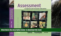 Audiobook Assessment: In Special and Inclusive Education John Salvia Full Ebook