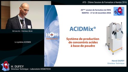 20 - Le système Acidmix par H. Dufey - 25ème Session de Formation à Nantes