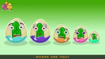Cucumber Surprise Egg |Surprise Eggs Finger Family| Surprise Eggs Toys Cucumber