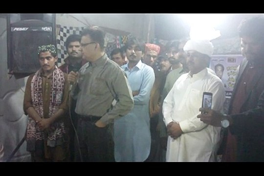 QAT President Ayaz Latif Palijo speech in Sakafti Ekta Day Jalsa at Village Budho Palari Qasimabad