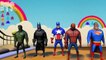Five Little Monkeys Nursery Rhyme Song -  Spiderman, Batman, Hulk, Superman & Captain America