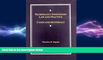 FAVORIT BOOK Technology Innovation Law and Practice: Cases and Materials (2012) Theodore M.