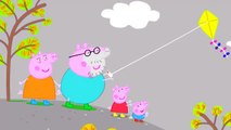 Peppa Pig Flying A Kite Coloring part3
