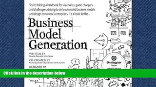 FAVORIT BOOK Business Model Generation: A Handbook for Visionaries, Game Changers, and Challengers