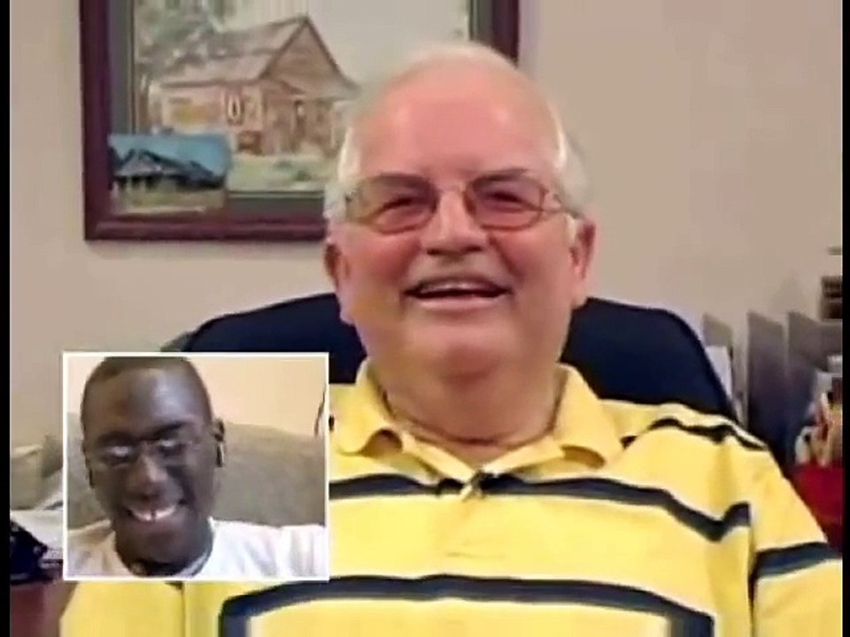 Funny Old man Laughing Prank skype