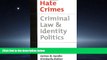 PDF [DOWNLOAD] Hate Crimes: Criminal Law   Identity Politics (Studies in Crime and Public Policy)