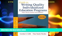 Price Guide to Writing Quality Individualized Education Programs (2nd Edition) Gordon S. Gibb For