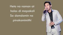 Narito Ako - Marcelito Pomoy (cover) Lyrics Video