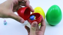 Learn Sizes from Smallest to Biggest with Surprise Eggs! Opening Eggs with Toys