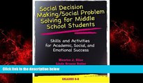Audiobook Social Decision Making/Social Problem Solving For Middle School Students: Skills And