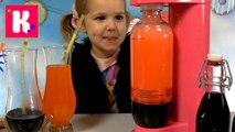 Газируем сладкую водичку из пакетиков на автомате с баллоном CO2 DIY Soda grape orange _ strawberry Miss Katy новое виде