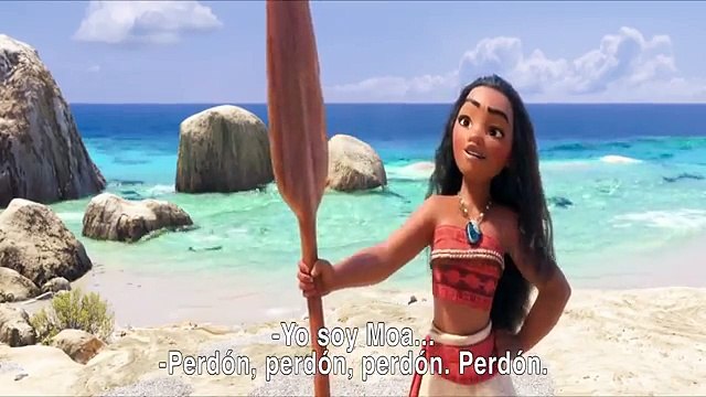 Vaiana Disney Clip Moana conoce a Maui Subtitulado