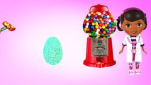 Doc Mcstuffins Surprise Eggs Shopkins toys inside Toys Animation
