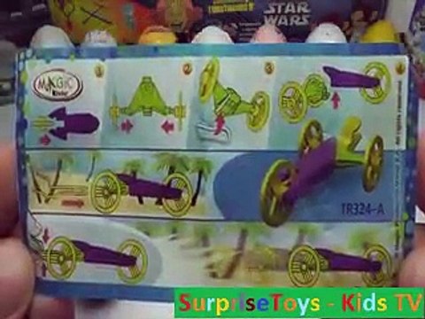 21 Surprise Eggs, Kinder Surprise, Kinder Joy, Disney Pixar Cars 2, Thomas & Friends, Spongebob
