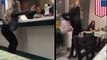 Wanita ngamuk di toko kebab lalu menabrak pintu saat keluar - Tomonews