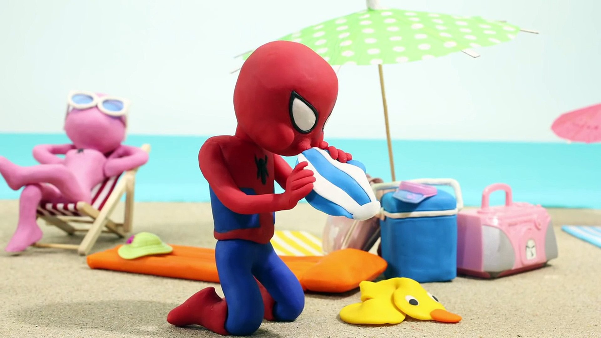 spiderman play doh set