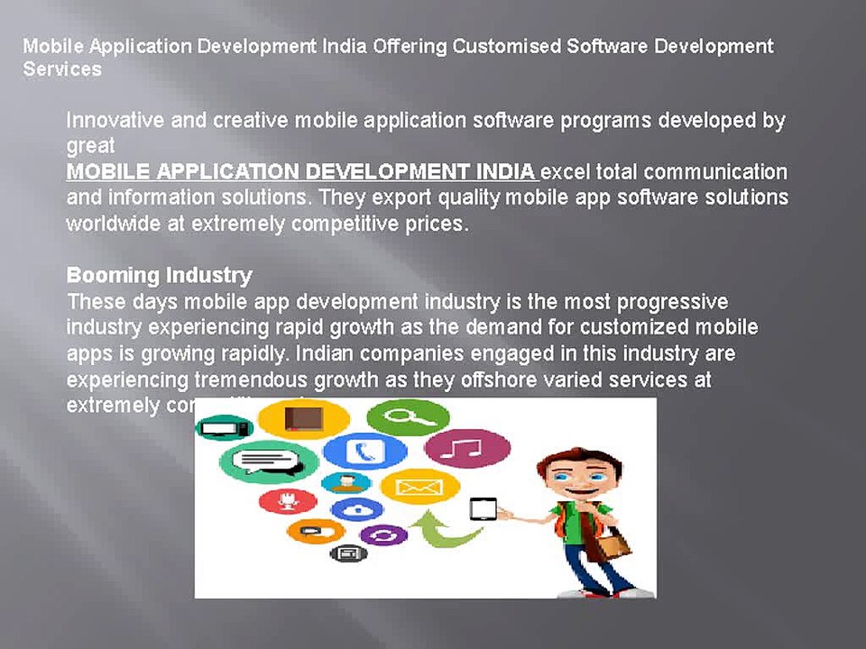 mobile application development India