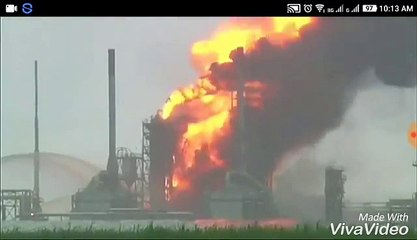 Fire Accident footage in Trichy Unit