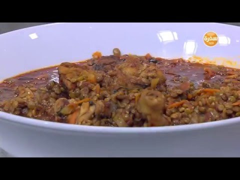 يخني الدجاج بالعدس | الشيف شربيني