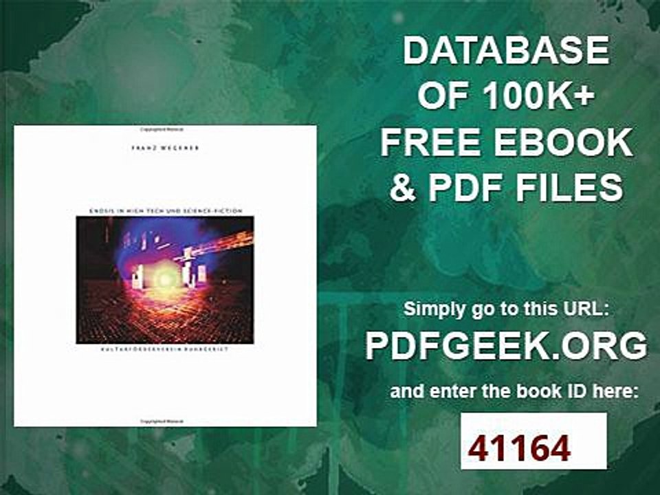 Gnosis in High Tech und Science-Fiction