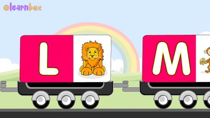 alphabet train song! animated nursery rhyme phonics songs for preschool