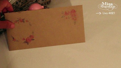 Liva Davetiye 4021 Takvimli Davetiye - miradavetiye.com