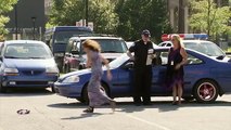 Policeman French Kisses Everybody He Arrests - Just For Laughs Gags